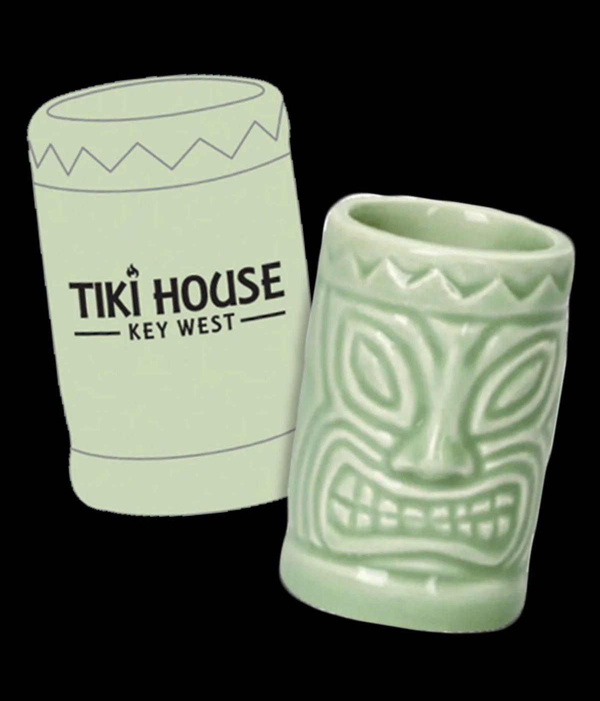 Tiki God Shot Glass
