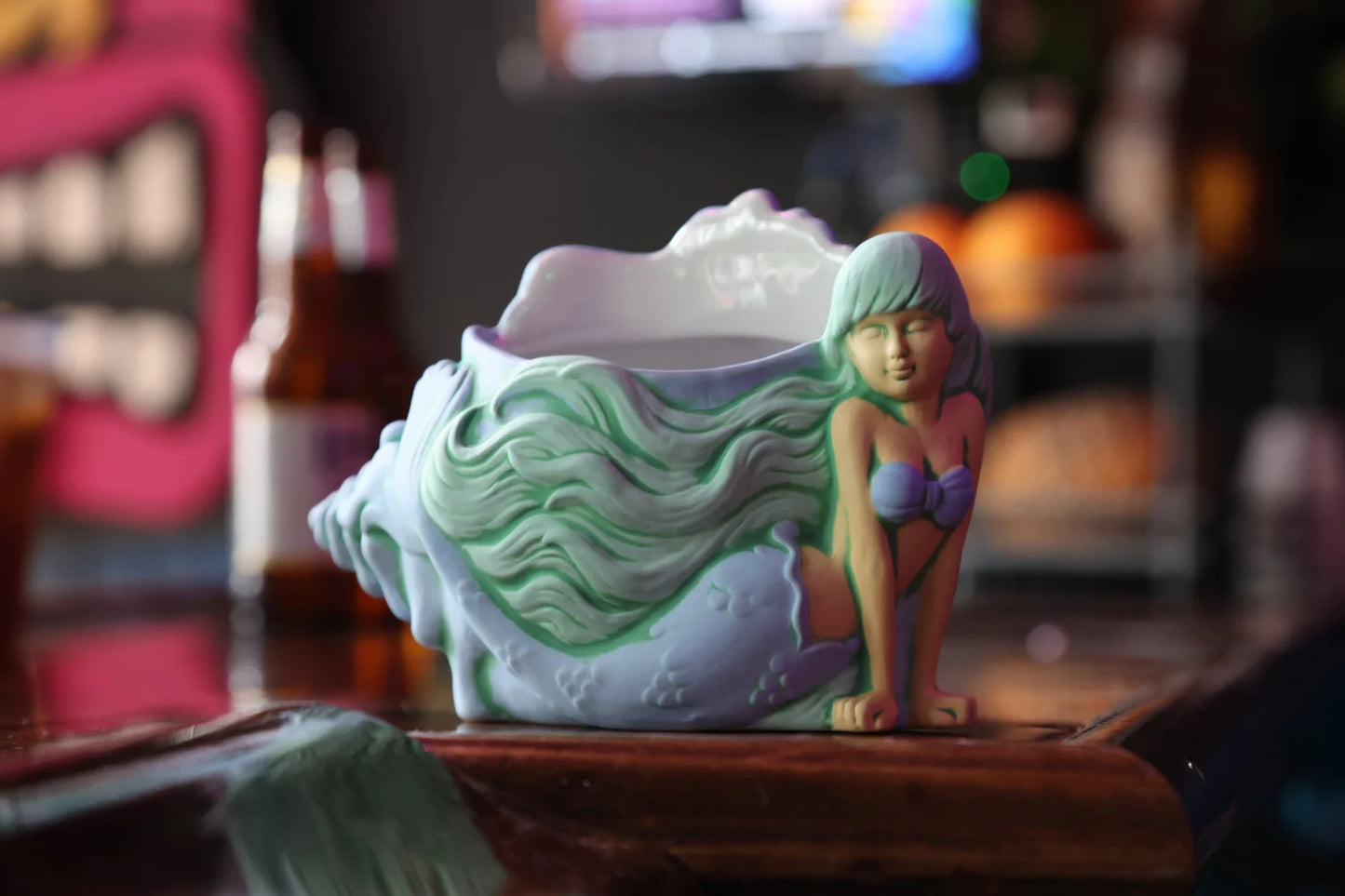 Tiki House Mermaid Mug