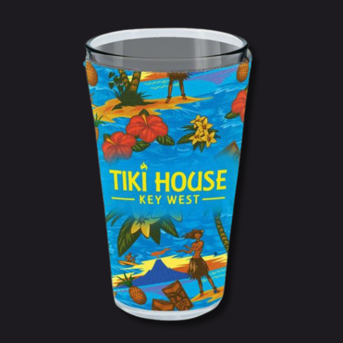 Hawaiian Pint Glass Coozie