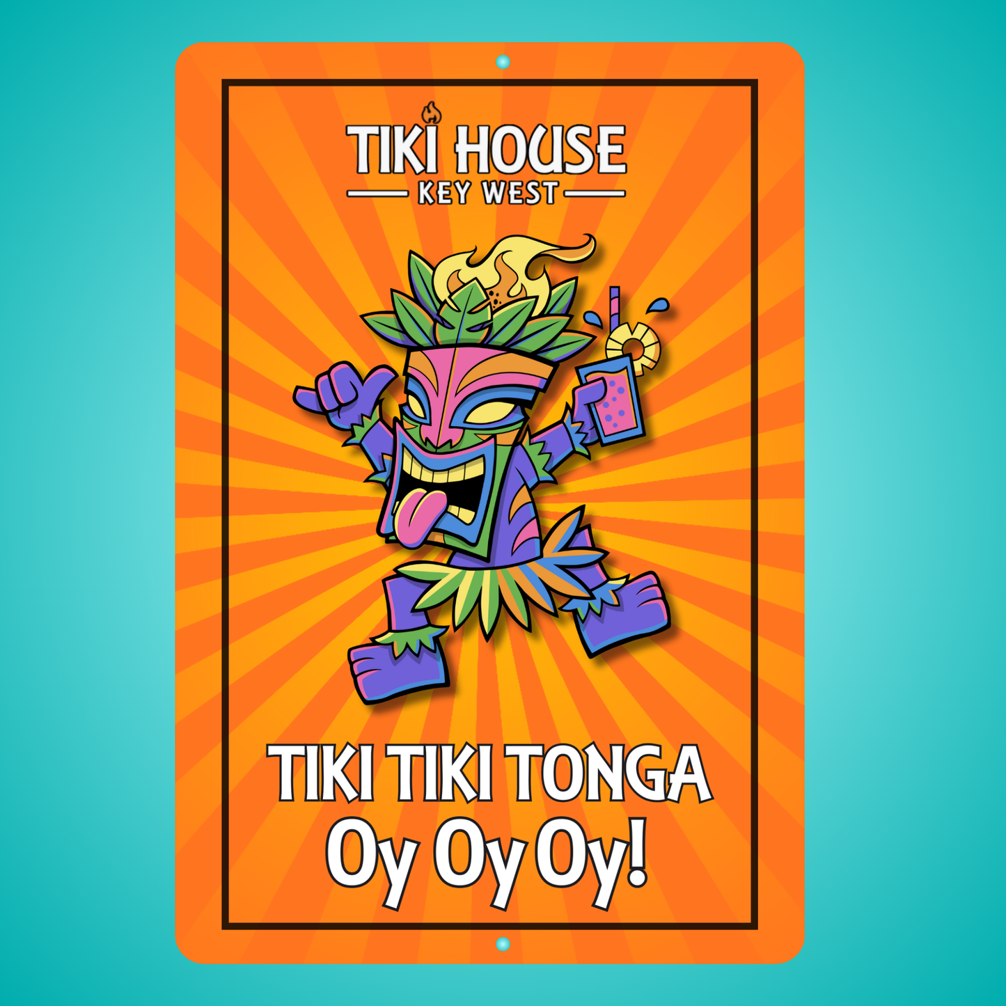Bar Sign- Tiki Tiki Tonga