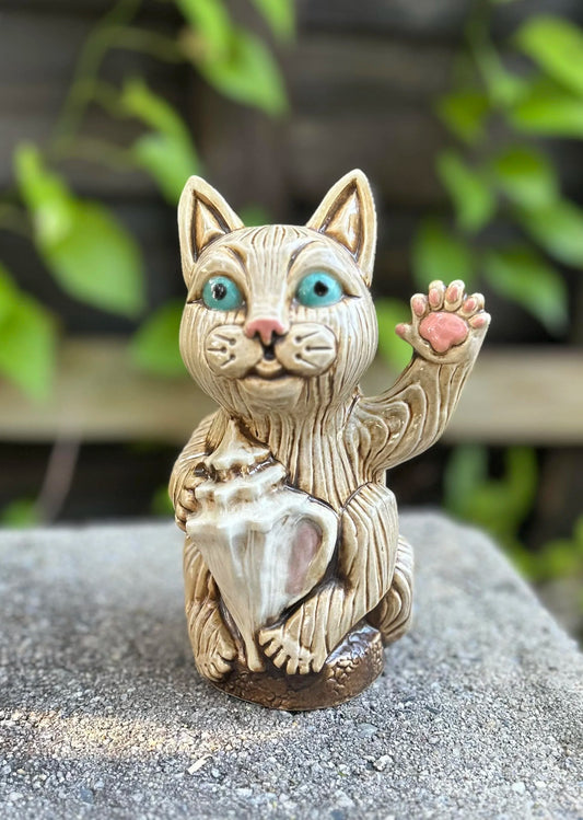 Conch Cat Tiki Mug